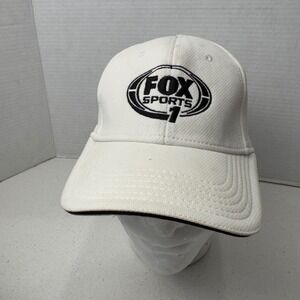 Otto Fox Sports Hat Baseball Cap White Adjustable‎ Logo